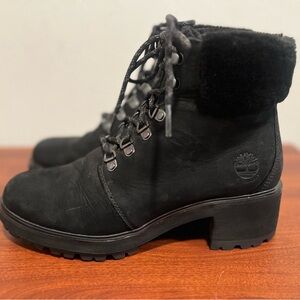 Timberland Women's Black Combat Boots